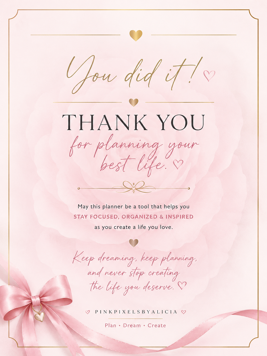 Digital Planner for Busy Moms | Pink Pixel Studio